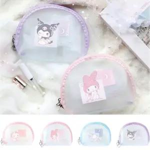 산리오캐릭터즈 클리어 매트 파우치_발레코어