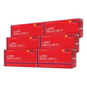 모어네이처 노르웨이 헤링오일 오메가11 30캡슐 X 6박스