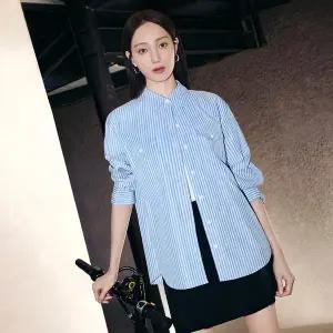 [LINE](대전신세계)[라인어디션] [BYLYNN]오픈카라 셔츠 블라우스 NWBLPC0200