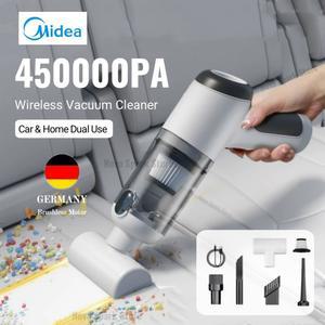 미디어 차량용 무선 진공 청소기 강력한 미니 450000PA 휴대용 가정용 흡입력 신제품 핸드헬드