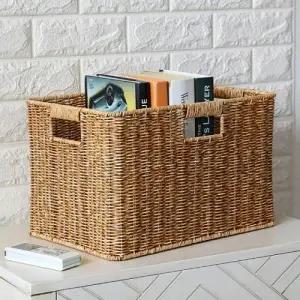 ( )오픈형 사각 수납함 바구니 책 정리함 틈새 수납