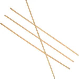 호호페티 4pcs DIY 바구니 직조용 천연 스트립은 내구성이 뛰어나고 청소하기 쉬운 애호가용 넓고 긴 수제