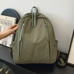 (색상 카키)가방 여대생가방 여성여행용백팩 데일리백팩 가벼운 가벼운여성백팩 여성용백팩