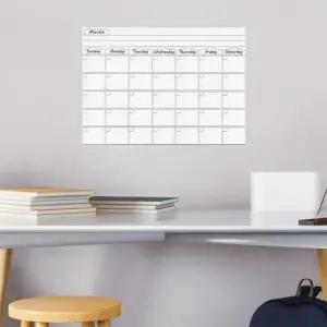 부착식메모보드판 화이트보드 월간달력 자석 스케줄보드 냉장고달력