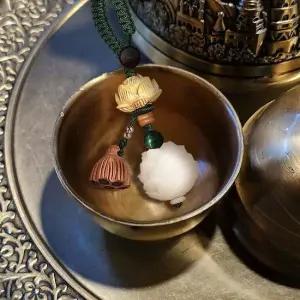 불교 불상 열쇠고리 키링(연꽃) G 불교 불상 연꽃 키링 열쇠고리 키홀더 행운 합격 기원 선물