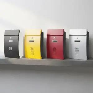 벽걸이우편함 러블리썬 전원주택 우편함 벽걸이 대형 방수 우체통