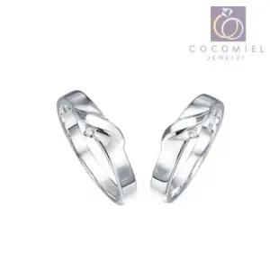 특이한커플반지 세즈 은반지 커플링 커플링반지 도금반지 실버 CR-4