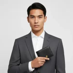 SS25 남성 메두사 비기 반지갑 DPU2463 1A10544 1B00V