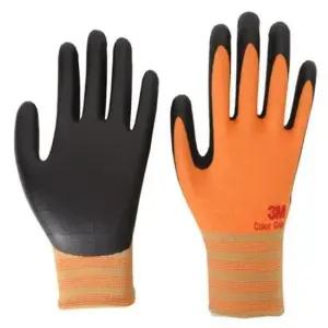 3M NBR폼 코팅장갑 컬러그립 M 오렌지 10조 (10조)