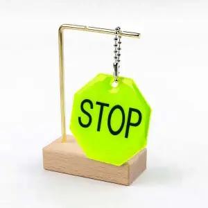 야간 반사 빛 인기 키링 베스트 STOP