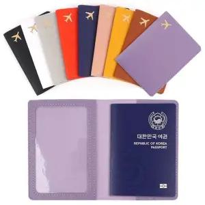 컬러 여권 케이스 커버 지갑 여권보호 생활방수 가족여권케이스 여권커버 칼라여권케이스