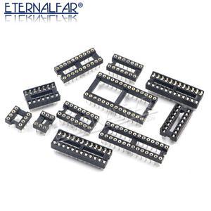 IC 소켓 DIP8 DIP14 DIP20 핀 둥근 구멍 2.54 PCB 커넥터 6 8 14 16 18 20 28 32 40