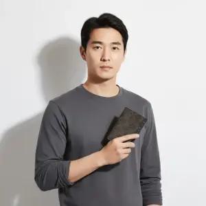 SS26 남성 버티컬 지갑 10K872BZR 38SI