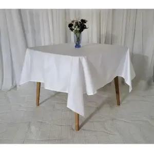 기업 방수식탁보 방수테이블보 2인용 깨끗화이트 135x135
