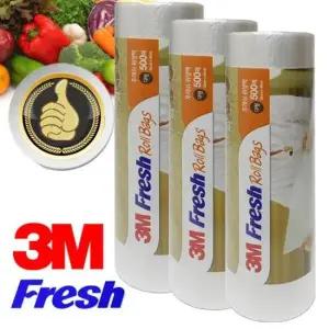 비닐롤 Fresh 롤위생백 대형 3롤 3M 1500매
