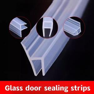 실리콘 유리 도어 씰링 스트립 목욕 샤워 룸 물 유지 드래프트 스토퍼 6-12mm 창 발코니 갭 실러