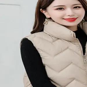 따뜻한 보온 경량 패딩조끼 프리미엄 여성 방한코트 가을 겨울 베스점퍼 자켓복 아우터 바람막이 잠바 다운