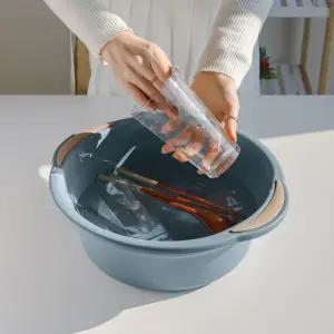 대야 손잡이 세숫대야 주방 욕실 다용도볼 플라스틱 다라이