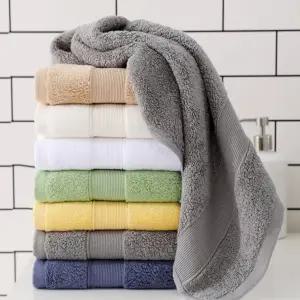 두꺼운 자수 수건 세정타월 욕실타올 손수건 답례품