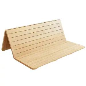 나무깔판 프레임 원목 편백나무 받침대 깔판 접힘 싱글 조명 수납헤드 침대프레임 접이식