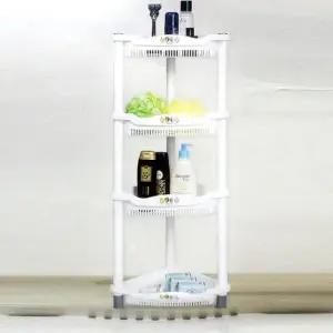 포레스트 스탠드 코너선반 4단 -H/욕실선반/수납정리대/욕실선반정리대/수납장/수납함