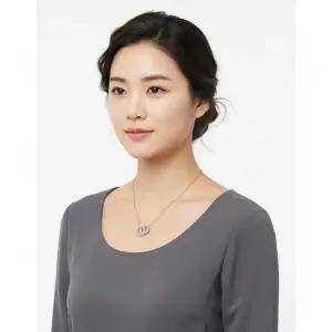 5414999 DEXTERA 인터로킹 서클 목걸이