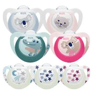 [누크] 스타 야광 노리개젖꼭지 아기쪽쪽이 2개입 모음