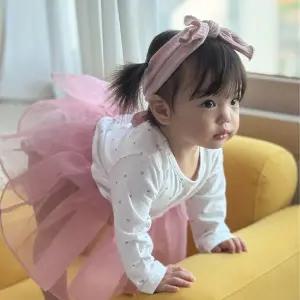 [보리보리/씨엘 드 마망]하트쉬폰 원피스 슈트