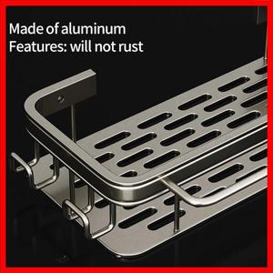 다기능 주방 선반, 건조대, 대 보관함, 무타공 벽걸이, 가정용 향신료 싱크대 수도꼭지 세면대