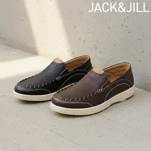 [잭앤질]잭앤질 소가죽 소잉 남성 슬립온 로퍼(JA6259M)