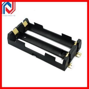 18650 시리즈 배터리 거치대 박스 보관 케이스 컨테이너, 청동 핀 포함, 1x2x3 X4, 2 개/로트