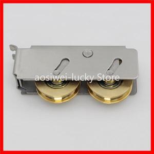 유형 스테인레스 스틸 슬라이딩 도어 플라스틱 강철 창 풀리 알루미늄 합금 유리 황동 휠 음소거 롤러 하우