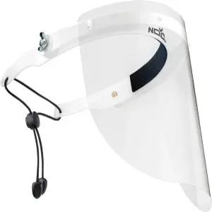 조절 가능한 헤드밴드와 재사용 플라스틱 바이저 2개가 있는 노크라이 보호 페이스 쉴드 마스크 - 내구성