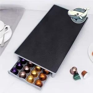 세련된 캡슐 커피 정리대 서랍형 다용도 보관함