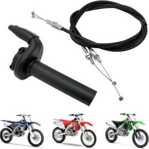 스로틀 케이블 모터사이클 푸시 풀 스로틀이 있는 IUVWISN 더트 바이크 어셈블리(YZ WR 250F 426F 450F CRF