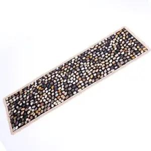 자연석 발 지압 자갈 발바닥 마사지 지압판 투명 조약돌 패드 매트