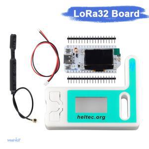 HTIT-WB32LAV3 LoRa32 SX1262 개발 보드 0.96 OLED 디스플레이 863-928MHz 2Dbi 게인 안테나 IoT  메스타스