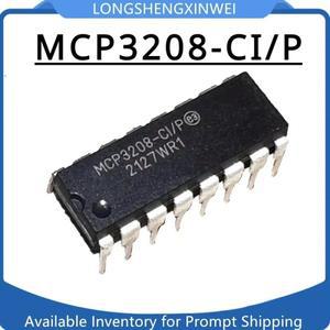 1PCS MCP3208-CIP MCP3208  인라인 DIP-16 마이크로 컨트롤러 MCU 칩 ic 원본