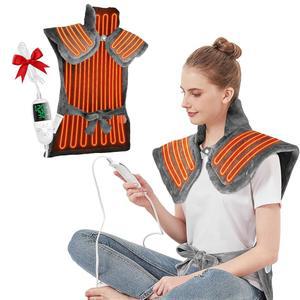 목과 어깨를 위한 온열 패드 허리 여성 남성을 생일 선물 아빠 무게 25인치 X37 전신 생리통용 전기 자동 차단 DS DK