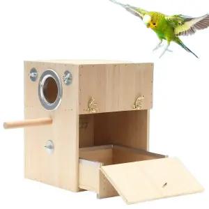 앵무새 새집 둥지 놀이터 은신처 보금자리 사육장 조류