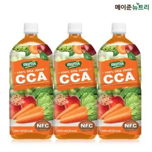 NFC 착즙 프루티아 100 CCA 주스 1,000ml 3병