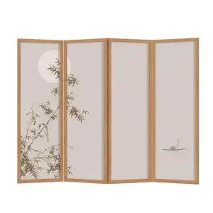 병풍 환갑 잔치 가벽 인테리어 원목 전통 배경 가림막 접이식 칠순 명절 제사 파티 소품