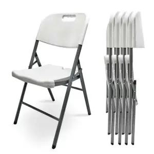 브로몰딩 의자 4개세트 캠핑 접이식 야외 테라스 행사용 간이 카페 등받이