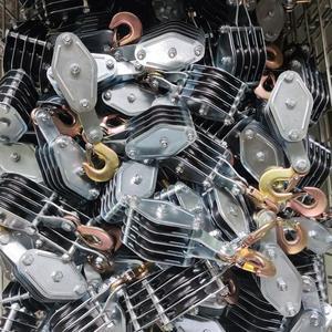 270 ° 회전식 로프 풀리 블록 아연 합금 후크 휴대용 크레인 헤비 듀티 폴리에틸렌 호이스트 수동 리프팅