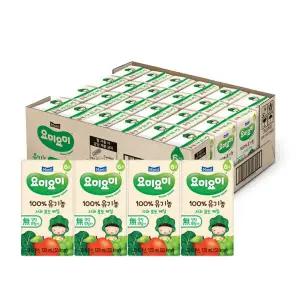 내일도착 요미요미 유기농 주스 사과포도케일 125ml 24팩 1263443