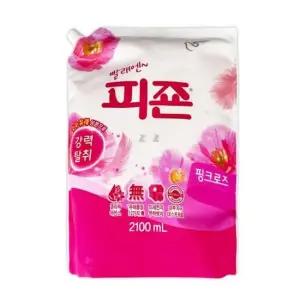피죤 섬유유연제 세제 빨래 섬유 린스 로즈 2100mL