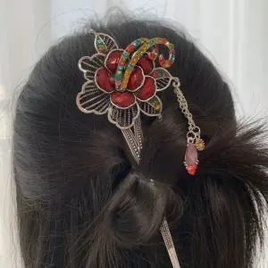 비녀 뒤꽂이 전통 한복 헤어핀 올림머리