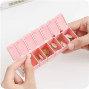 [에이치플러스몰]ksr 여행용 휴대용 데일리 미니 알약통 2개입