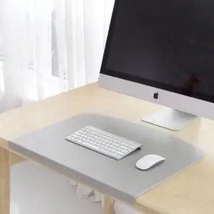 가죽매트 아리아라 650 데스크패드 그레이