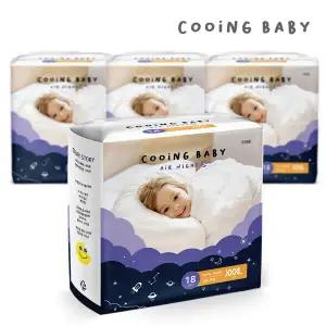 [온누리상품] 쿠잉 에어나이트 풀잠 팬티기저귀 키즈 18매 x 4팩